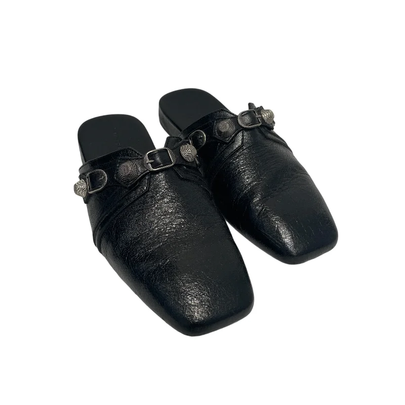 BALENCIAGA/Loafers/EU 40/Leather/BLK/