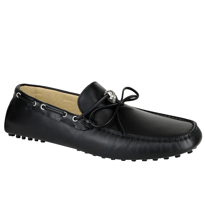 Alexander McQueen Men's  Skull  Leather Loafer