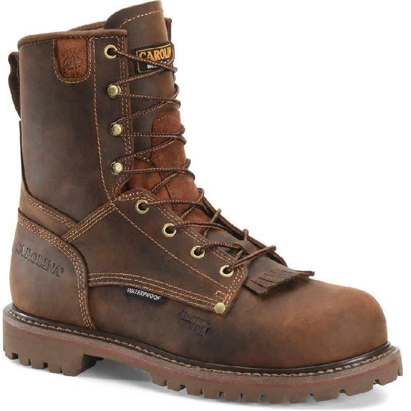 Carolina Men's 28 Series 8” WP Comp Toe Work Boot - Brown - CA8528