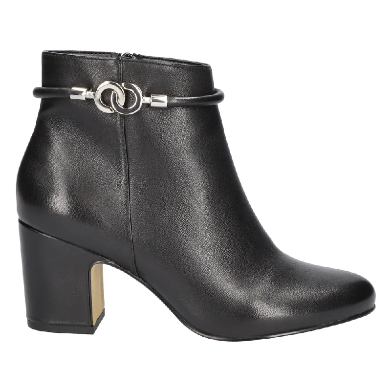 Diaz Round Toe Zippered Booties