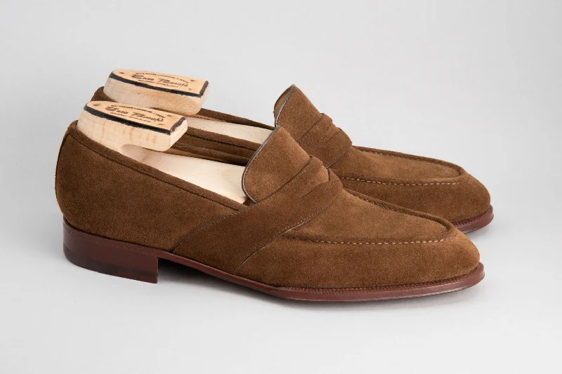 Enzo Bonafé Full Strap Loafer Brown Suede