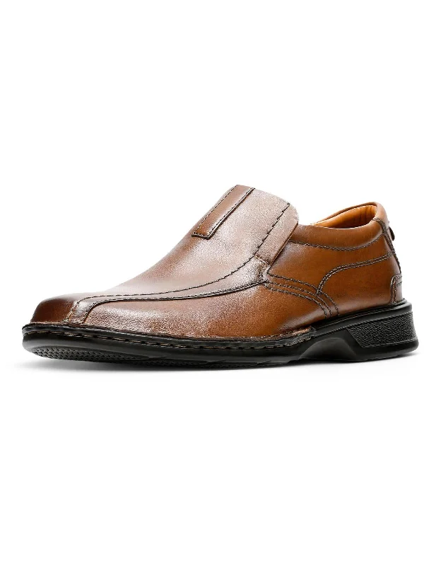 Escalade Step Mens Leather Slip On Loafers