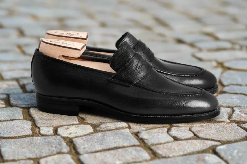 GMTO - Enzo Bonafé Penny Loafer Black Tärnsjö Grain - 50% deposit