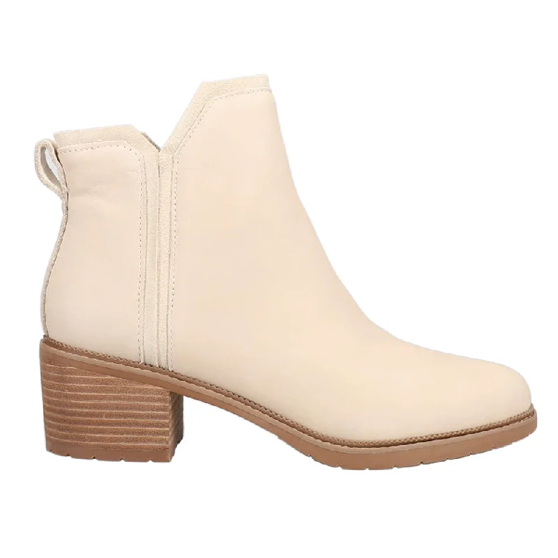 Hailey Water Resistant Nubuck Leather Chelsea Round Toe Boots