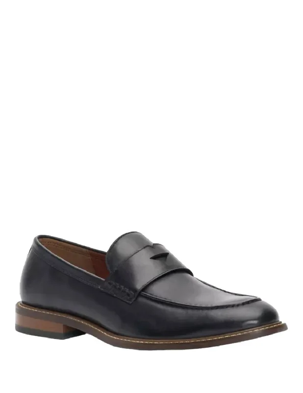 Lachlan Penny Loafer In Black