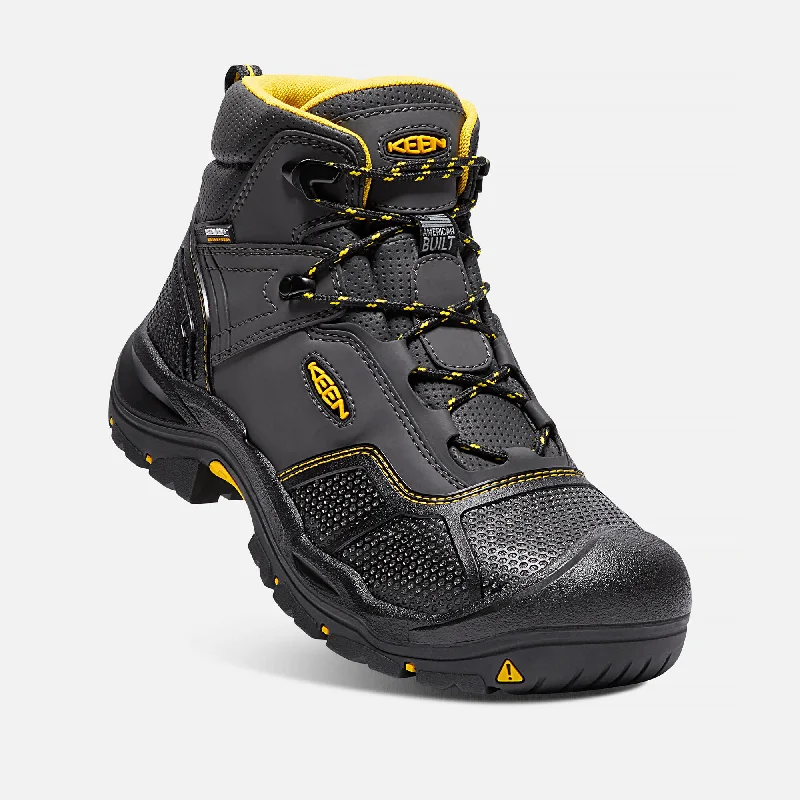 Keen Logandale Waterproof Safety Toe Raven Black