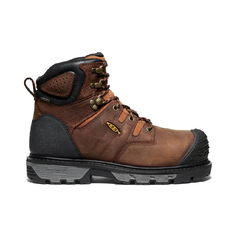 Men's Camden 6" Waterproof Boot (Carbon Toe)  |  Leather Brown/Black