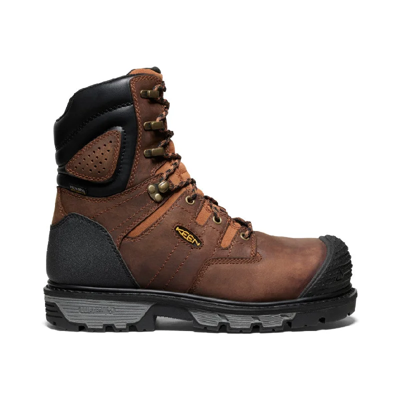 Men's Camden 8" Waterproof Boot (Carbon Toe)  |  Leather Brown/Black