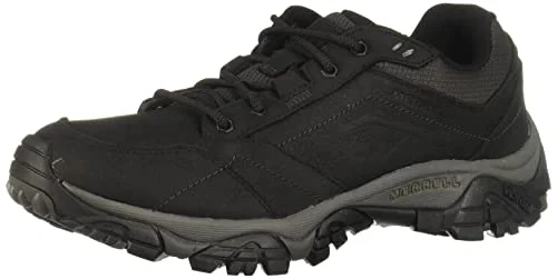 Merrell mens Moab Adventure Lace Hiking Shoe, Black, 7.5 US