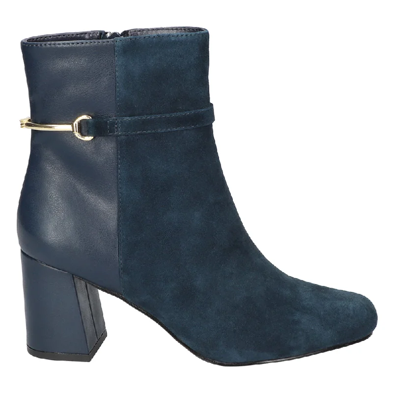 Quincy Square Toe Zippered Booties