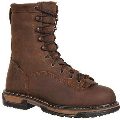 Rocky Men's Ironclad 8" Waterproof Work Boot - Brown - FQ0005698