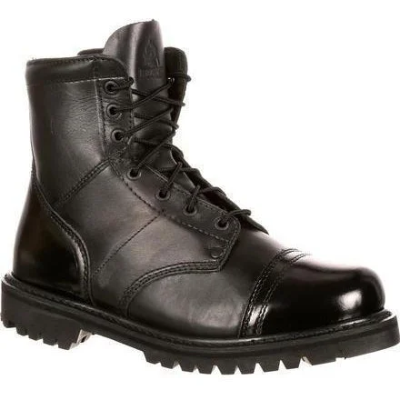 Rocky Men's Side Zipper Jump Duty Boot - Black - FQ0002091