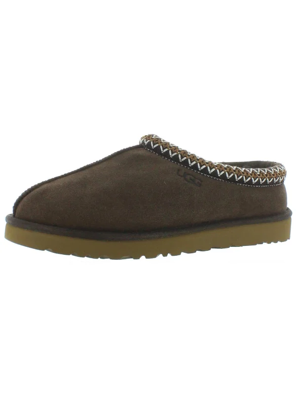 Tasman Mens Suede Slip On Sheepskin Slippers