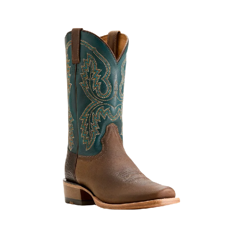 Ariat Men's Cashout Cowboy Wicker Pursuit Of Teal Boot