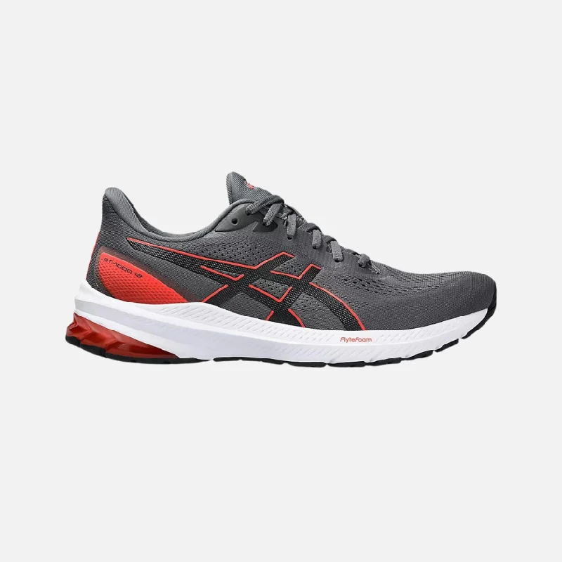 Asics GT-1000 12 Men's Running Shoes -Carrier Grey/True Red