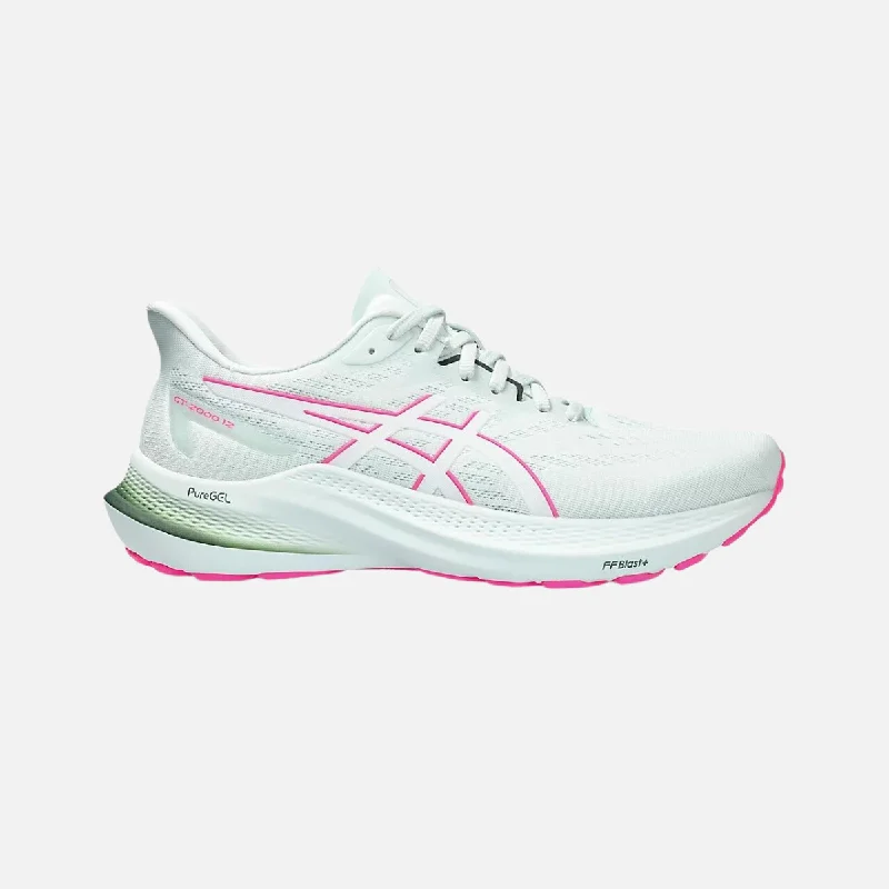 Asics GT-2000 12 Women's Running Shoes - Pure Aqua/White