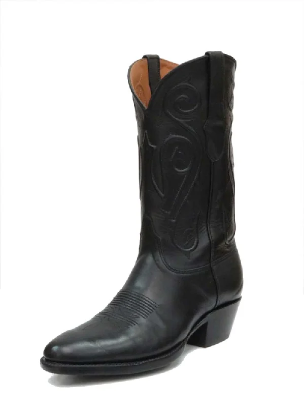 Black Jack BK405-64 Mens Ranch Hand Western Boots Black