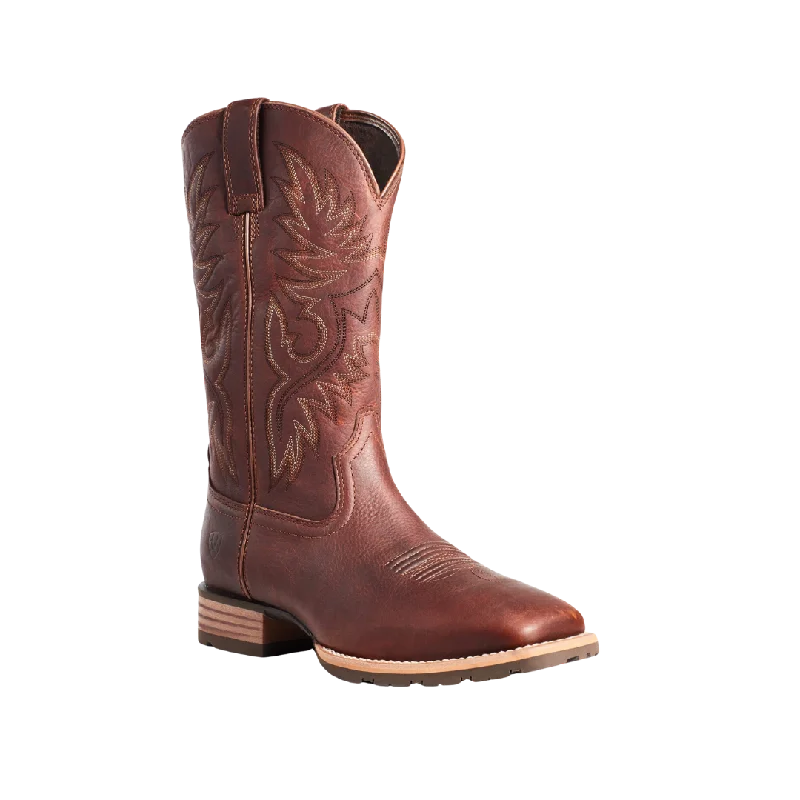 Ariat Men's Hybrid Big Boy Back Zip Peanut Brown Boots