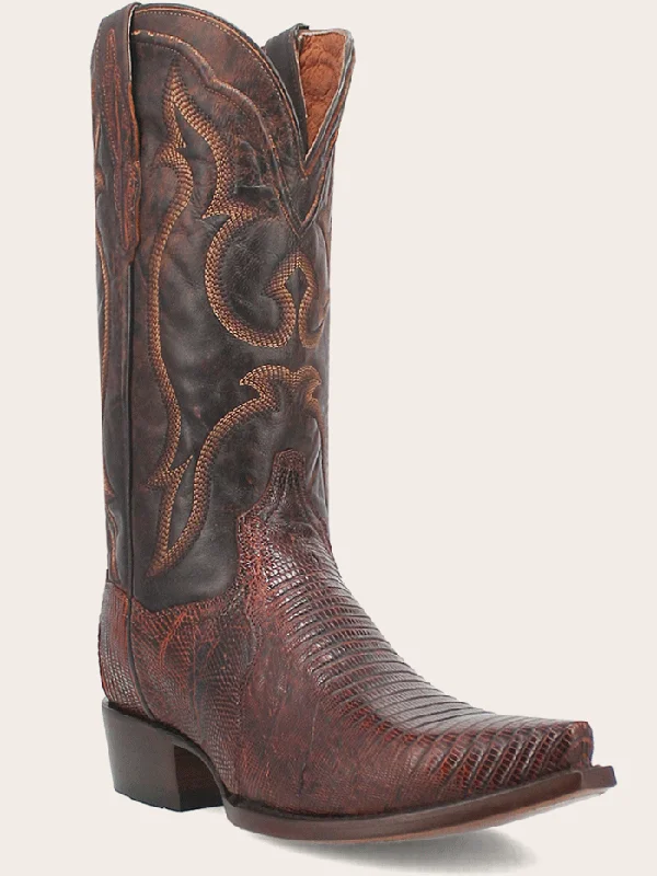 Dan Post DP3078 Mens HEARST Lizard Boot Cognac