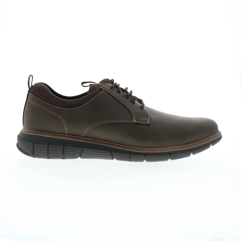 Dockers Cooper 90-43707 Mens Brown Wide Oxfords & Lace Ups Casual Shoes