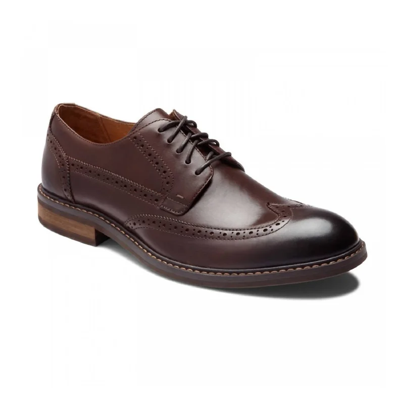 Mens Bruno Dress Shoe - Medium Width In Dark Brown