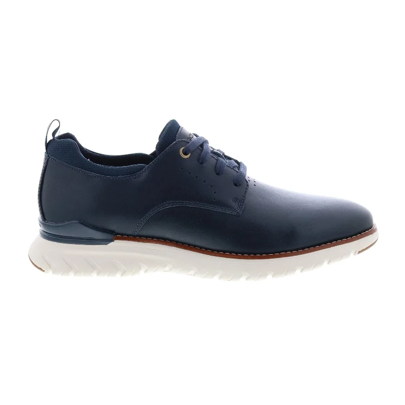 Rockport Total Motion Sport Plain Toe Mens Blue Oxfords Plain Toe Shoes