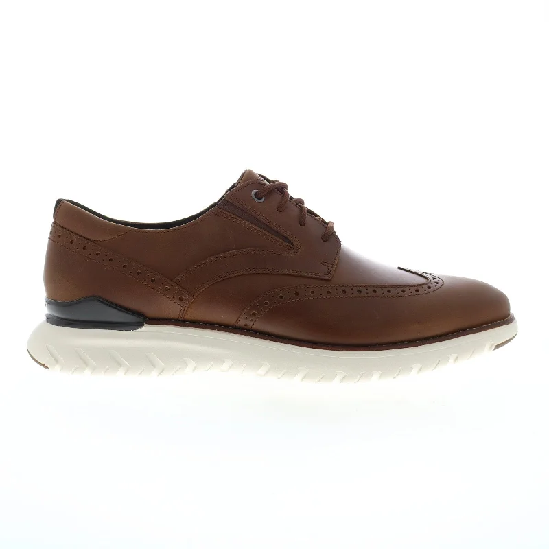 Rockport Total Motion Sport Wingtip Mens Brown Oxfords & Lace Ups Shoes