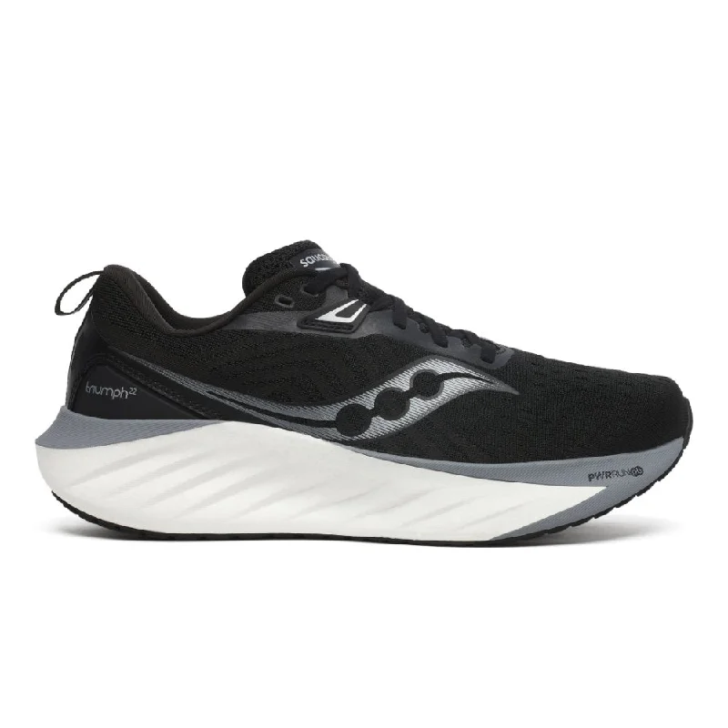 Saucony Men's Triumph 22 Wide - Black/White