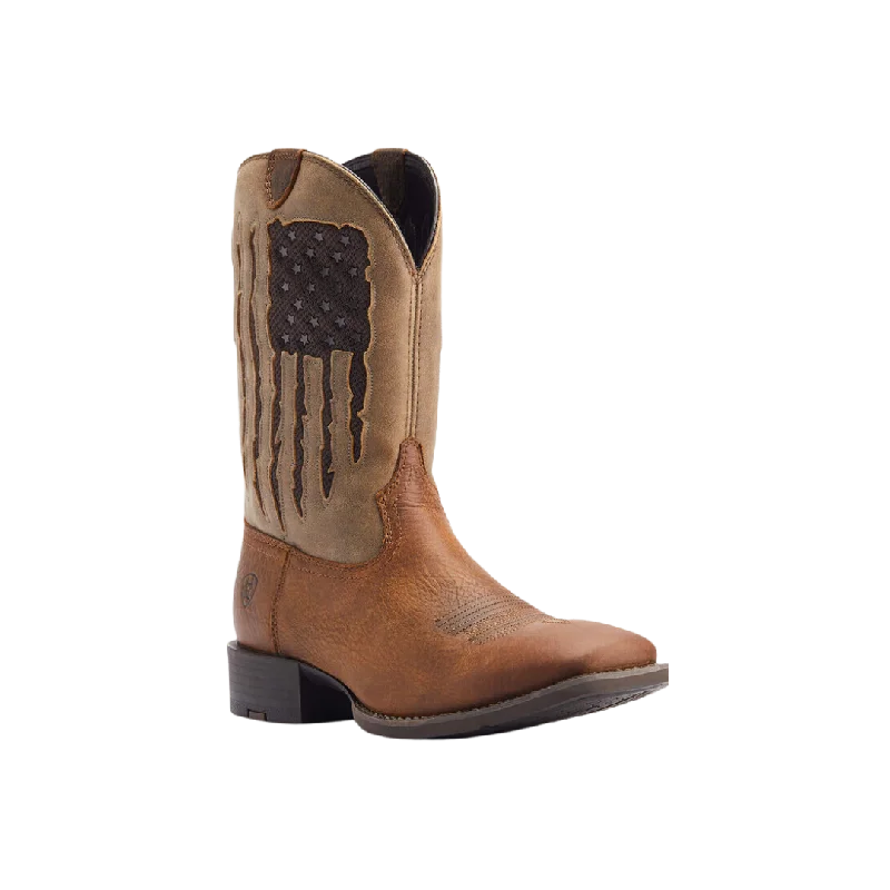 Ariat Men's Sport My Country VentTEK Faithful Brown Boots