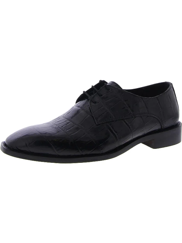 Torres Mens Leather Lace Up Dress Shoes